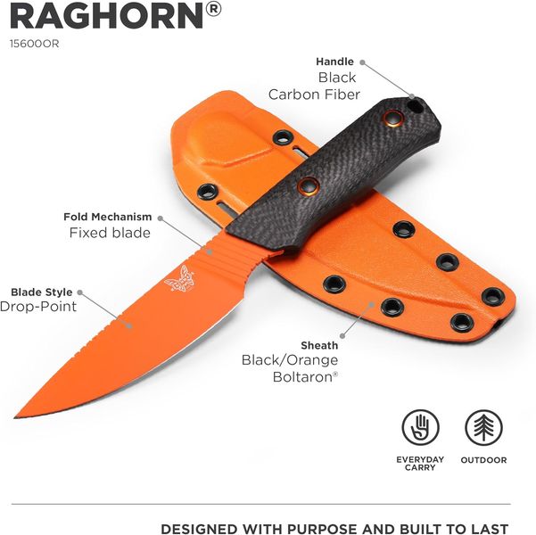 Нож Benchmade Raghorn 15600OR 4008754 фото