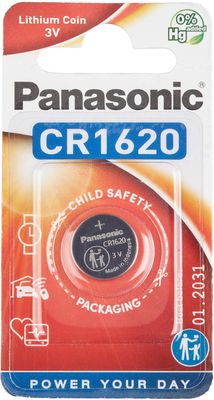 Батарея Panasonic CR 1620 BLI 1 LITHIUM 39920043 фото