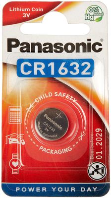 Батарея Panasonic CR 1632 BLI 1 LITHIUM 39920013 фото