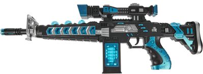 Автомат світло-звуковий ZIPP Toys Зброя майбутнього Синій 5320124 фото