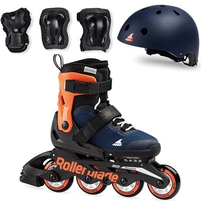 Rollerblade роликовые коньки Cube 2021 midnight blue-warm orange 28-32 7062200_36.5-40.5 фото