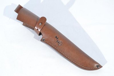 Шкіряні піхви для ножа Великі L з застібкою коричневі 11101054 фото