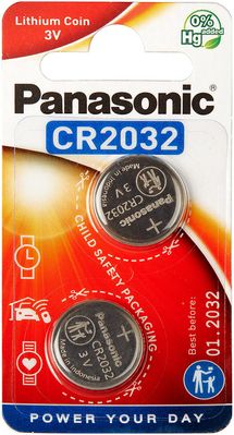 Батарея Panasonic CR 2032 BLI 2 LITHIUM 39920044 фото