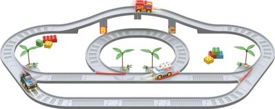 Игровой набор ZIPP Toys Электрический автотрек "Городские службы спасения" Модель 1 5320055 фото
