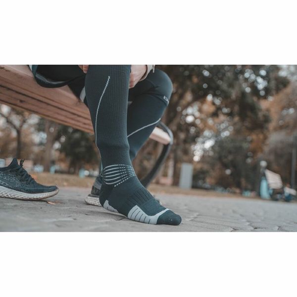 Шкарпетки водонепроникні Dexshell Compression Mudder, р-р XL, сірі 73524 фото