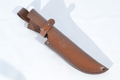 Шкіряні піхви для ножа Великі XL з застібкою коричневі 11101056 фото