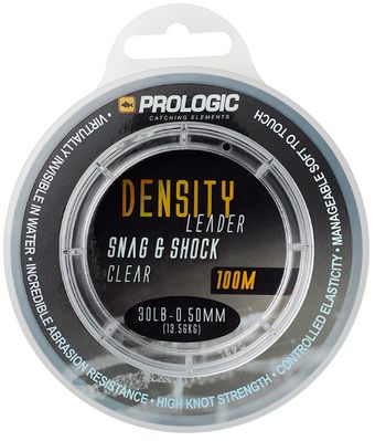 Волосінь Prologic Density Snag & Shock Leader 100m 0.50mm 13.60kg 30lbs Clear 18461912 фото