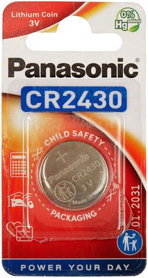 Батарея Panasonic CR 2430 BLI 1 LITHIUM 39920014 фото