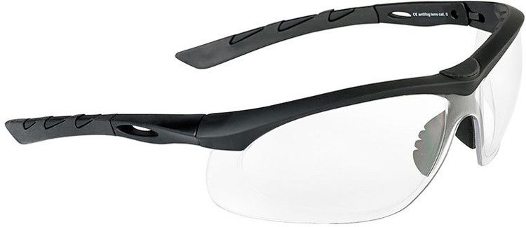 Окуляри захисні Swiss Eye Lancer Чорні Прозорі лінзи 23700556 фото