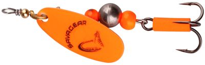 Блешня Savage Gear Caviar Spinner #4 14g 06-Fluo Orange 18540714 фото