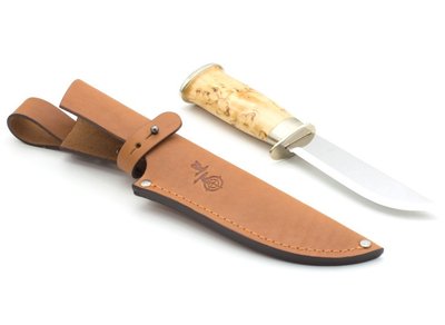 Шкіряні піхви для ножа Великі XL з застібкою руді 11101025 фото