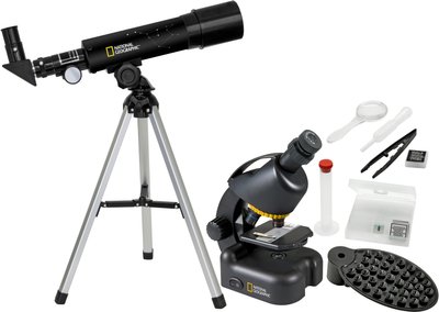 Микроскоп National Geographic Junior 40x-640x + Телескоп 50/360 с кейсом (9118200) 926260 фото
