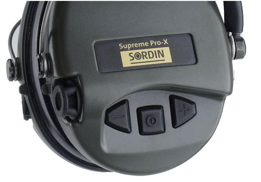Навушники Sordin Supreme Pro X Slim Green (сумісні з ARC Rail) активні 5010012 фото
