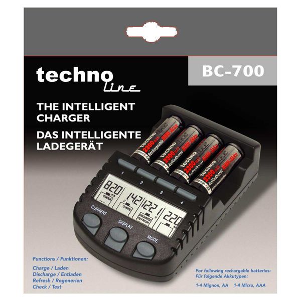 Зарядний пристрій Technoline BC700 (BC700) DAS301706 фото