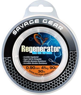 Поводковый материал Savage Gear Regenerator Mono 30m 0.81mm 73lb/33kg Clear 18541536 фото