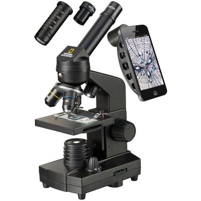 Микроскоп National Geographic 40x-1280x с адаптером к смартфону (9039001) 922413 фото