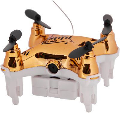 Квадрокоптер ZIPP Toys с камерой "Малыш Зиппи" с дополнительным аккумулятором золотой 5320041 фото