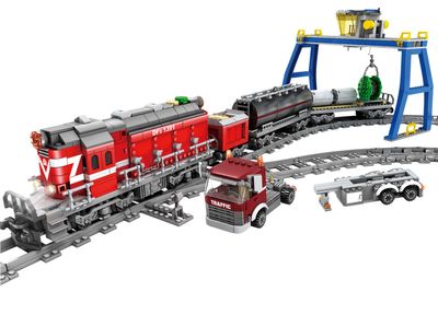 Конструктор ZIPP Toys "Поезд DF5 1391 с рельсами" красный 5320103 фото