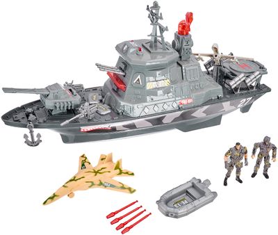 Игровой набор ZIPP Toys Военный корабль 5320059 фото