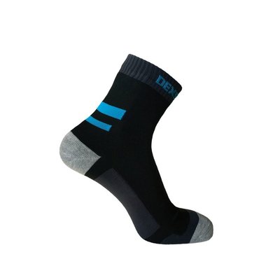 Шкарпетки водонепроникні Dexshell Running, p-p XL, з блакитними смугами 50659 фото