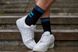 Шкарпетки водонепроникні Dexshell Running, p-p XL, з блакитними смугами 50659 фото 6