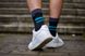 Шкарпетки водонепроникні Dexshell Running, p-p XL, з блакитними смугами 50659 фото 4