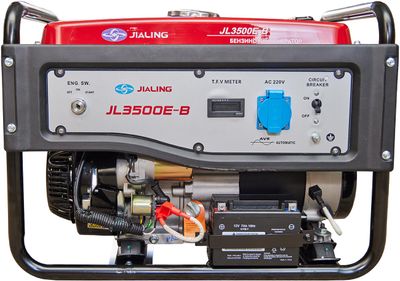 Генератор бензиновый JIALING 3 кВт 1-фазный 7100007 фото