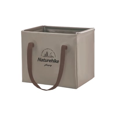Складаний контейнер для води з ПВХ Naturehike CNH22SN002, 20л, світло-коричневий 90871 фото
