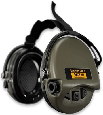 Навушники Sordin Supreme Pro X з заднім тримачем активні зелені 5010014 фото