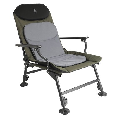 Крісло розкладне Bo-Camp Carp Black/Grey/Green (1204100) DAS301460 фото