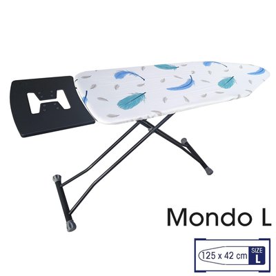Дошка для прасування Casa Si Mondo L 125x42 Grey/Blue Feathers (CS93570L342) DAS302441 фото