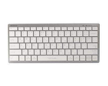 Клавіатура A4-Tech Fstyler FX61, білий колір, USB, блакитне підсвічування FX61 USB (White) 1605609 фото