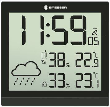 Метеостанция Bresser TemeoTrend JC Black 7004404CM3000 фото