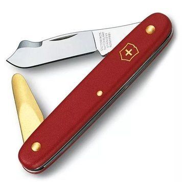 Швейцарський ніж Victorinox садовий 100 мм 3 функції Червоний (3.9140) V77553797 фото