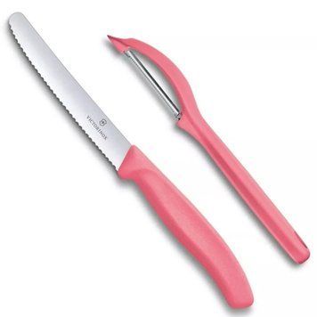 Набор из ножа и овощечистки Victorinox Swiss Classic Paring Set Светло красный (6.7116.21L12) V77551975 фото