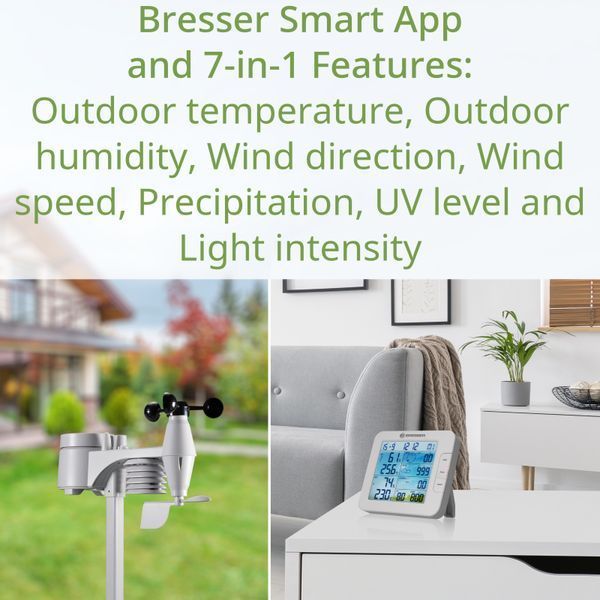 Метеостанція Bresser Smart Home 7-in-1 Weather Center ClimateConnect (7003600GYE000) 930478 фото