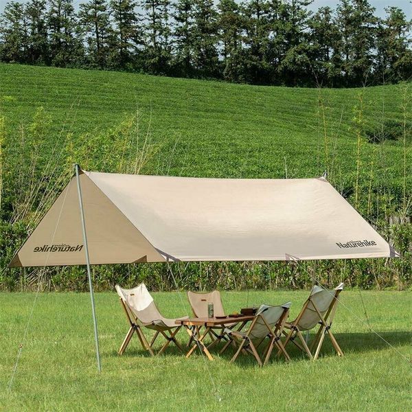 Тент для кемпінгу Naturehike Girder NH20TM006, 150D, 400*292 см, золотий (з двома стійками) 83000 фото
