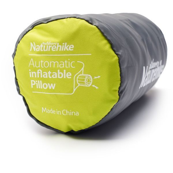 Подушка самонадувна Naturehike Sponge automatic NH17A001-L, Зелений 77977 фото