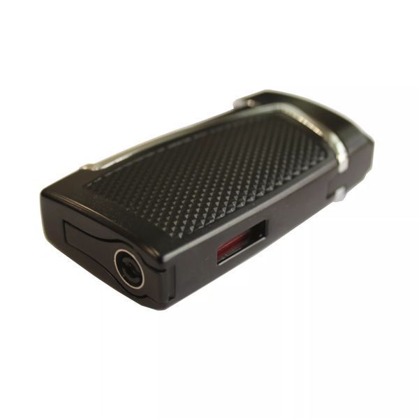 Газова запальничка подвійне турбо Silver Match Bowroad DBL Blueflame Lighter Чорна з сріблястим (40674273BLSL) V77550577 фото