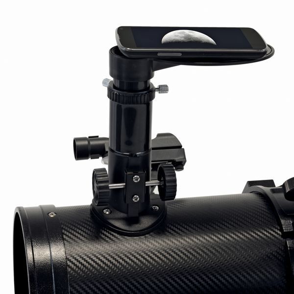 Телескоп Bresser Venus Solar 76/700 AZ Carbon з адаптером для смартфона (4541009) 921630 фото