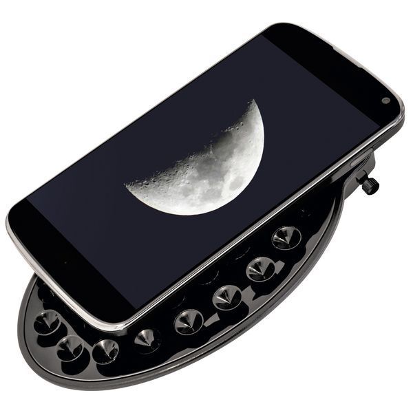 Телескоп Bresser Venus Solar 76/700 AZ Carbon з адаптером для смартфона (4541009) 921630 фото