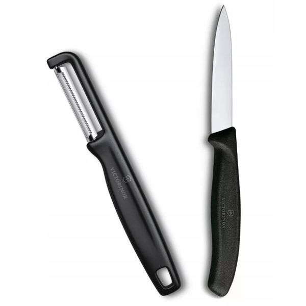 Набор для чистки овощей из двух предметов Victorinox Swiss Classic Paring Set нож, овощечистка, Черный 6.7113.21 V77554369 фото