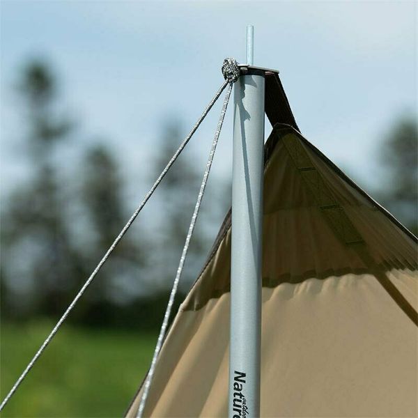 Тент для кемпінгу Naturehike Girder NH20TM006, 150D, 400*292 см, золотий (з двома стійками) 83000 фото