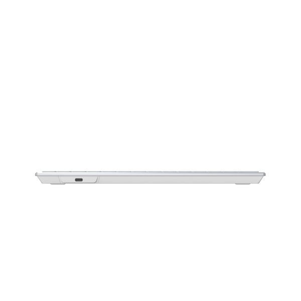 Клавіатура A4-Tech Fstyler FX61, білий колір, USB, блакитне підсвічування FX61 USB (White) 1605609 фото