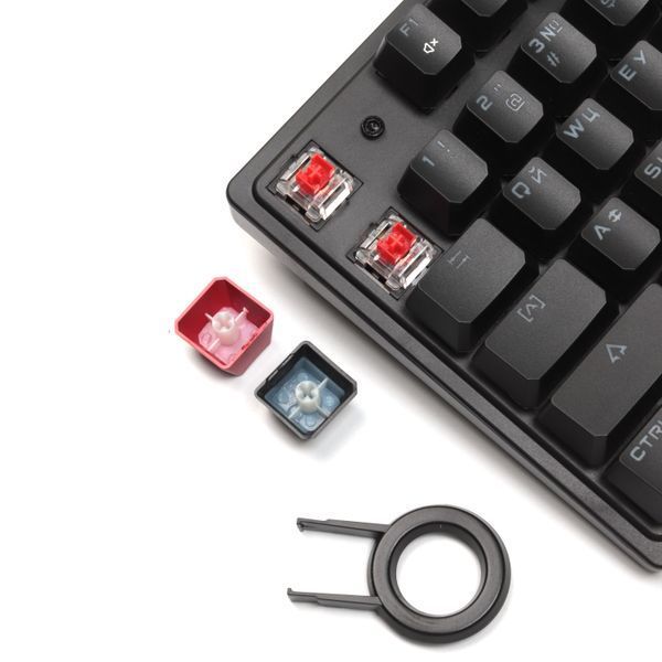 Механическая клавиатура A4Tech Bloody S510R Fire Black, красные свечи, черная, RGB подсветка клавиш, USB S510R (Fire Black) 1606183 фото