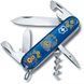 Швейцарський ніж Victorinox Spartan Ukraine 91 мм 12 функцій Українські мотиви Синій (1.3603.2_T1370u) V77552812 фото 1