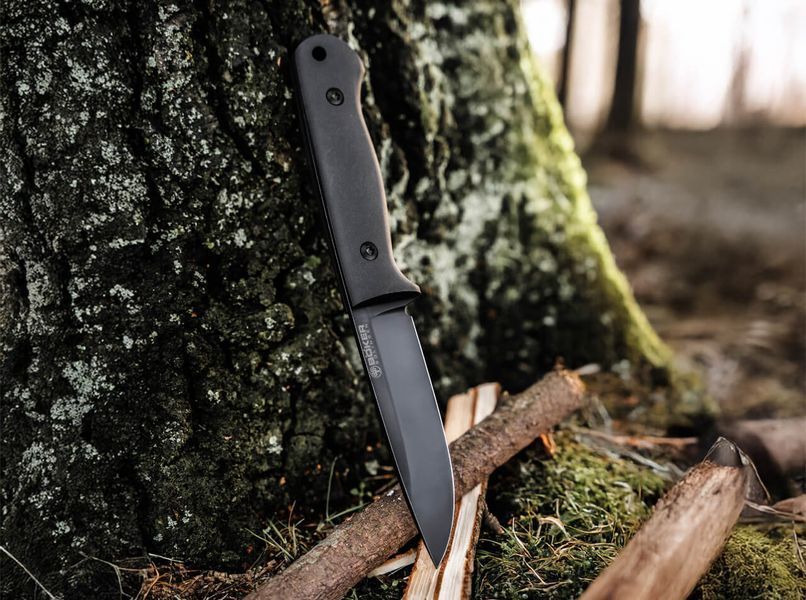Ніж Boker DBK Bushfriend 2000 Allblack + Шкіряні піхви 121516 23731210 фото