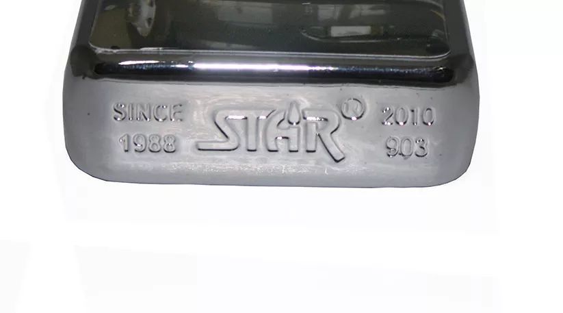 Запальничка бензинова STAR WAGGON Срібляста (24058STAR) V77550851 фото
