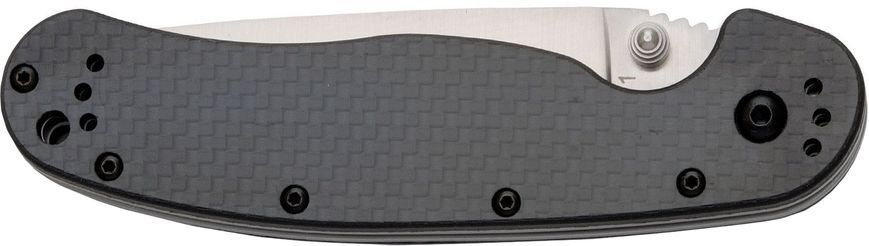 Ніж Ontario RAT-1 D2 Carbon Fiber Black ON8867CF 14780038 фото