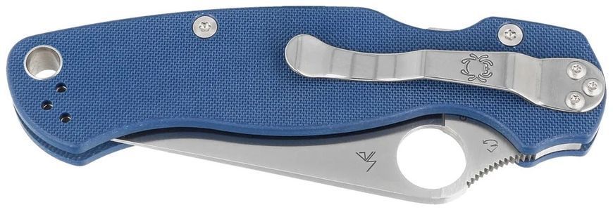 Нож Spyderco Para Military 2 CPM SPY27 G-10 Blue C81GPCBL2 871656 фото